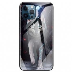 Telefoonhoesje voor iPhone 14 Pro Max Wolf Van Gehard Glas