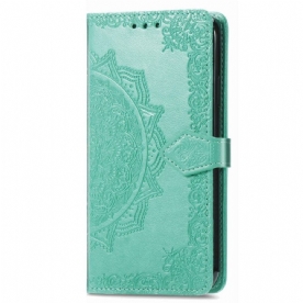 Folio-hoesje voor iPhone 15 Pro Barokmandala