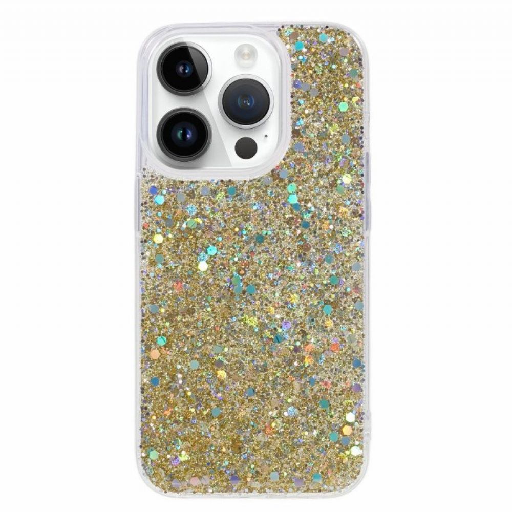 Hoesje voor iPhone 15 Pro Gewoon Glitteren