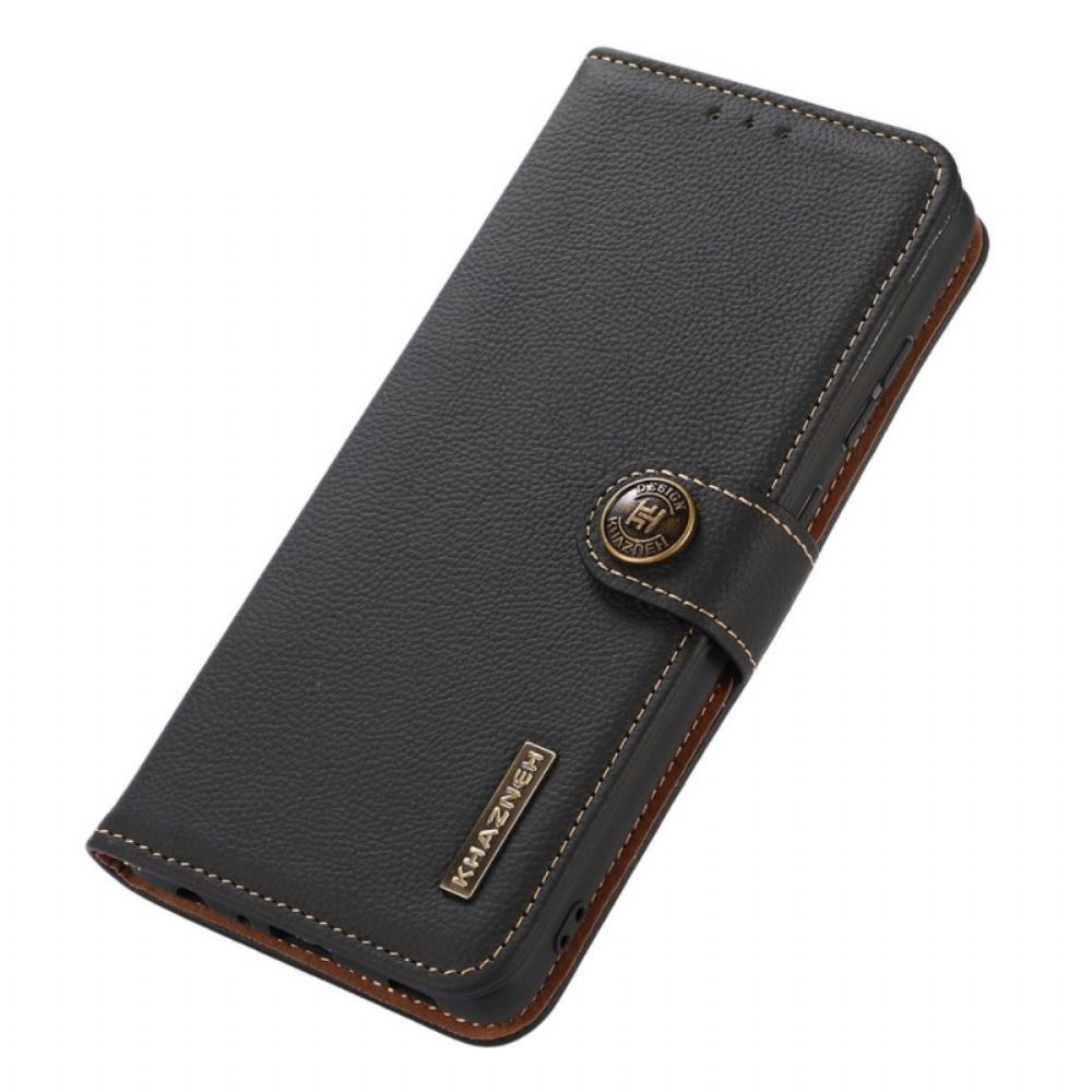 Flip Case voor Sony Xperia 10 IV Echt Leer Khazneh Rfid