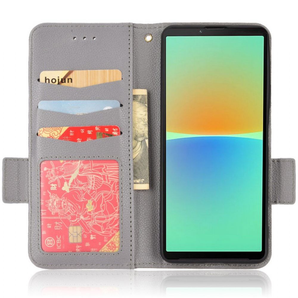 Flip Case voor Sony Xperia 10 IV Fijnheid Dubbele Sluiting