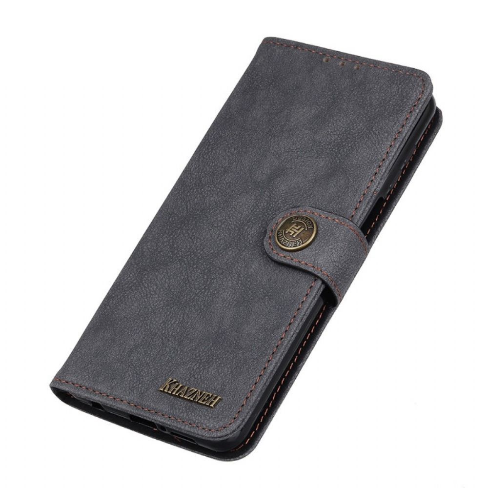 Flip Case voor Sony Xperia 10 IV Vintage Splitleer Khazneh