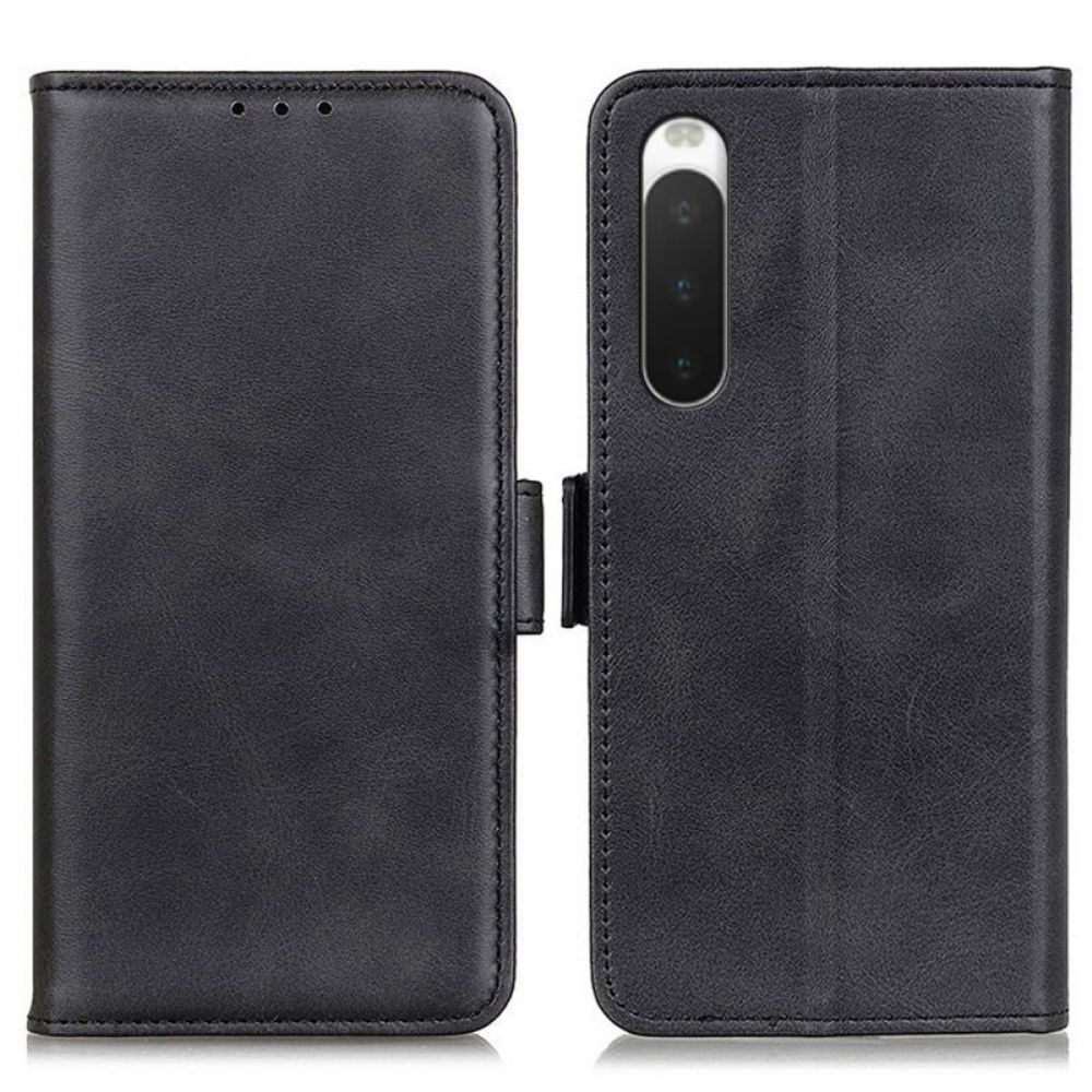 Folio-hoesje voor Sony Xperia 10 IV Dubbele Sluiting