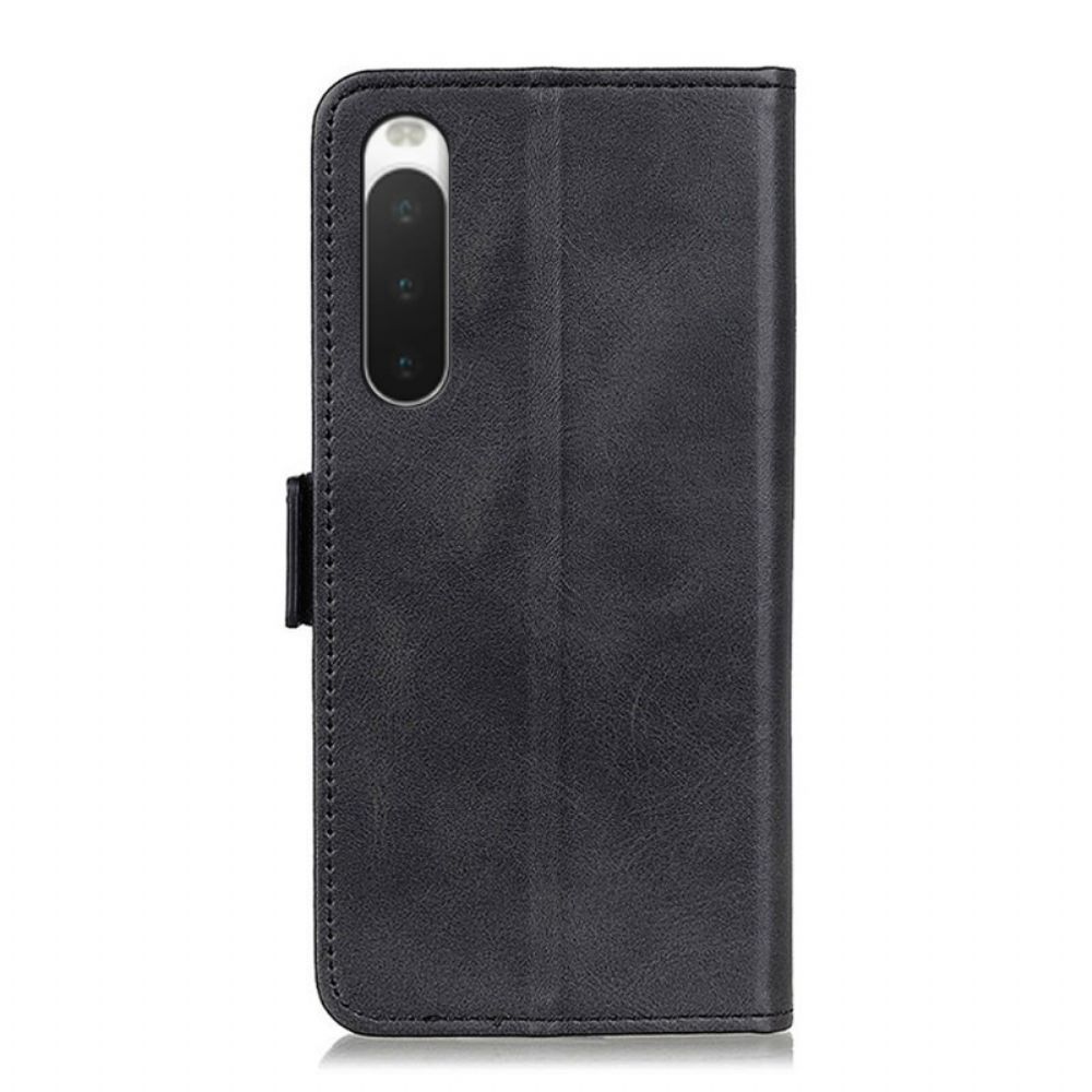 Folio-hoesje voor Sony Xperia 10 IV Dubbele Sluiting