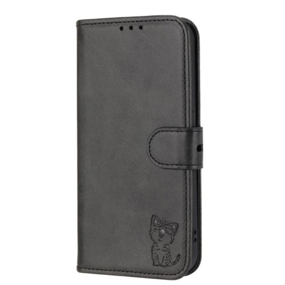 Folio-hoesje voor Sony Xperia 10 IV Kleine Kitten