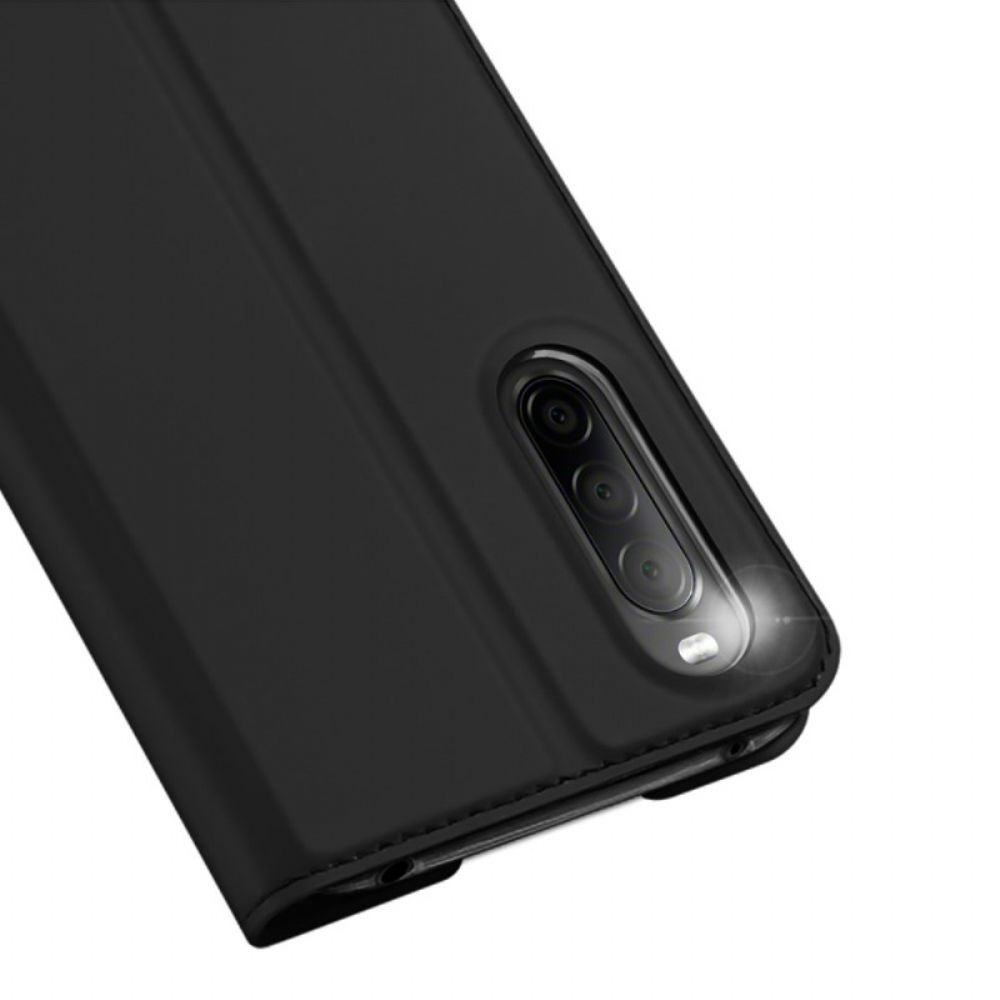 Folio-hoesje voor Sony Xperia 10 IV Skin Pro Dux Ducis