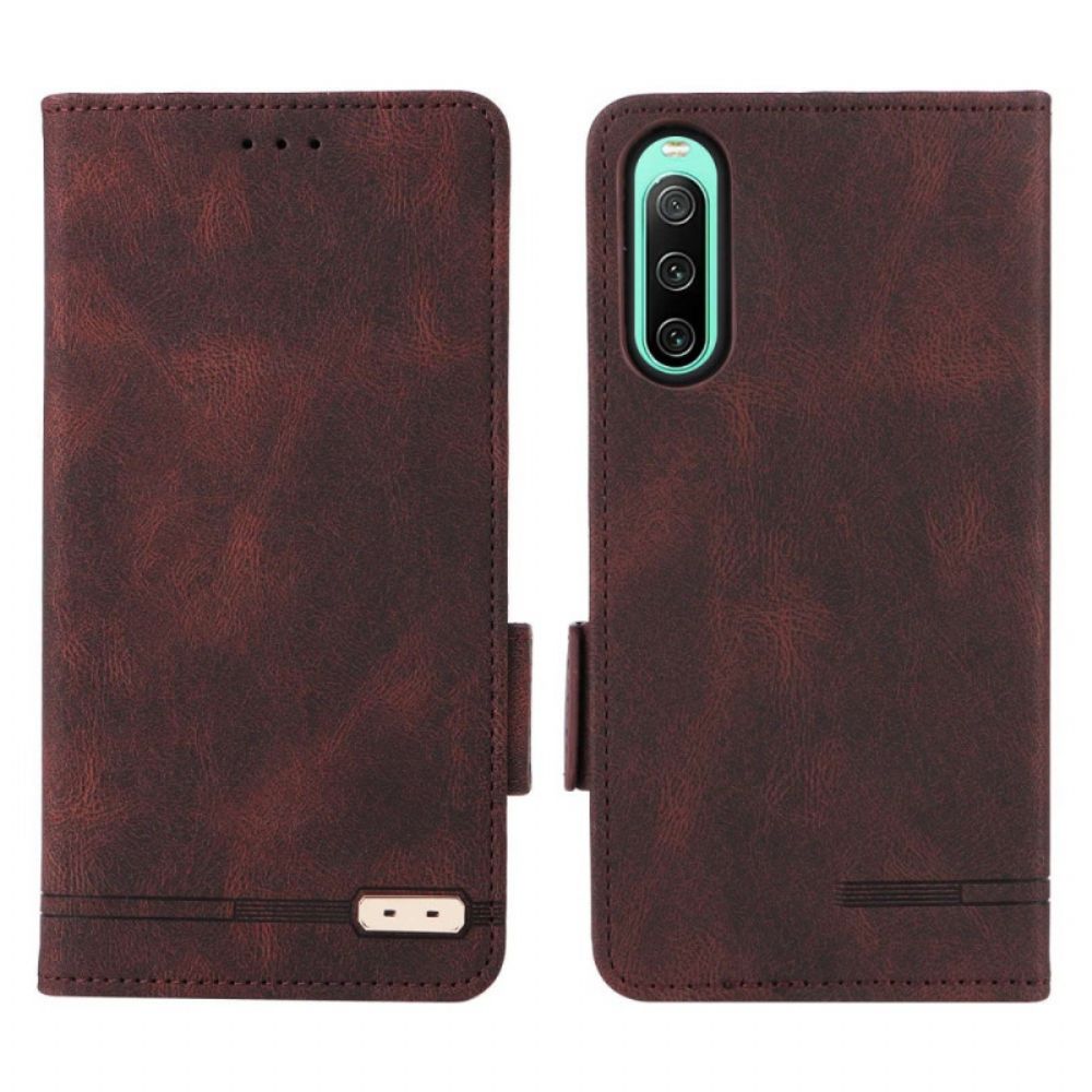 Folio-hoesje voor Sony Xperia 10 IV Subtiele Elegantie