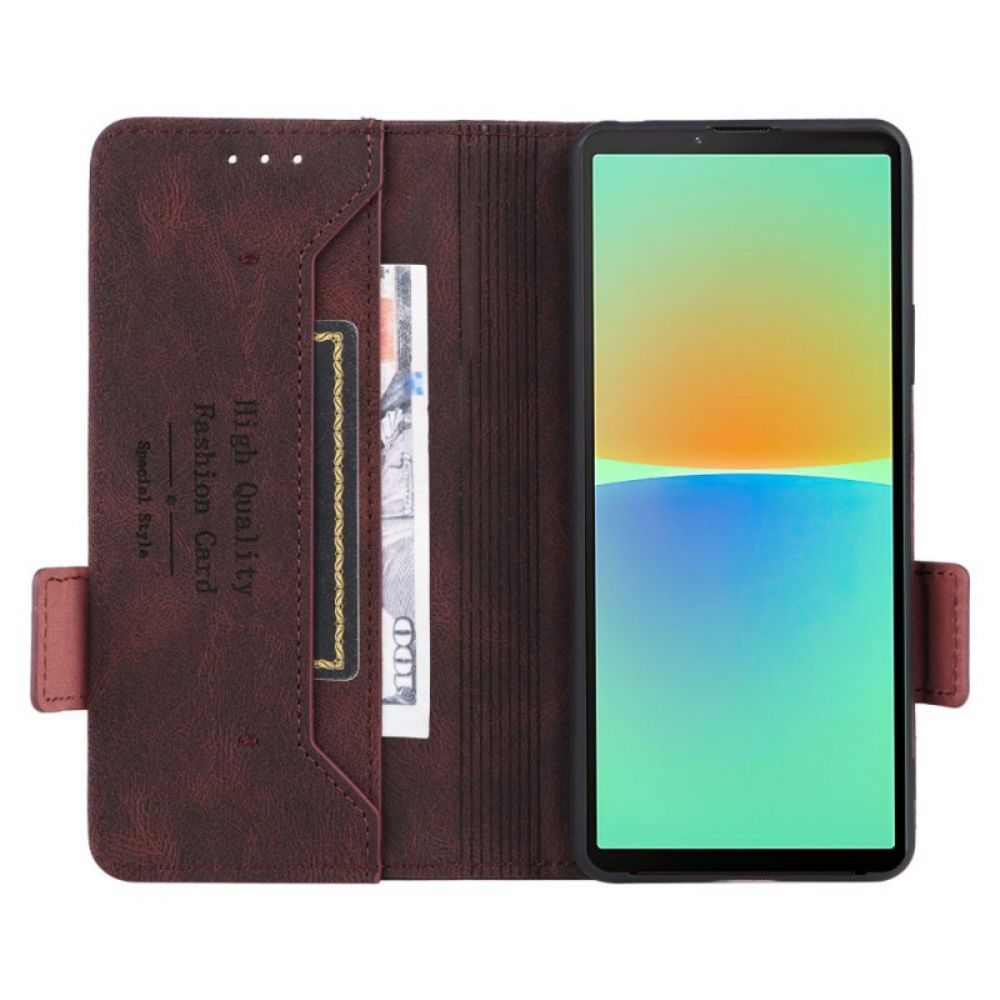 Folio-hoesje voor Sony Xperia 10 IV Subtiele Elegantie