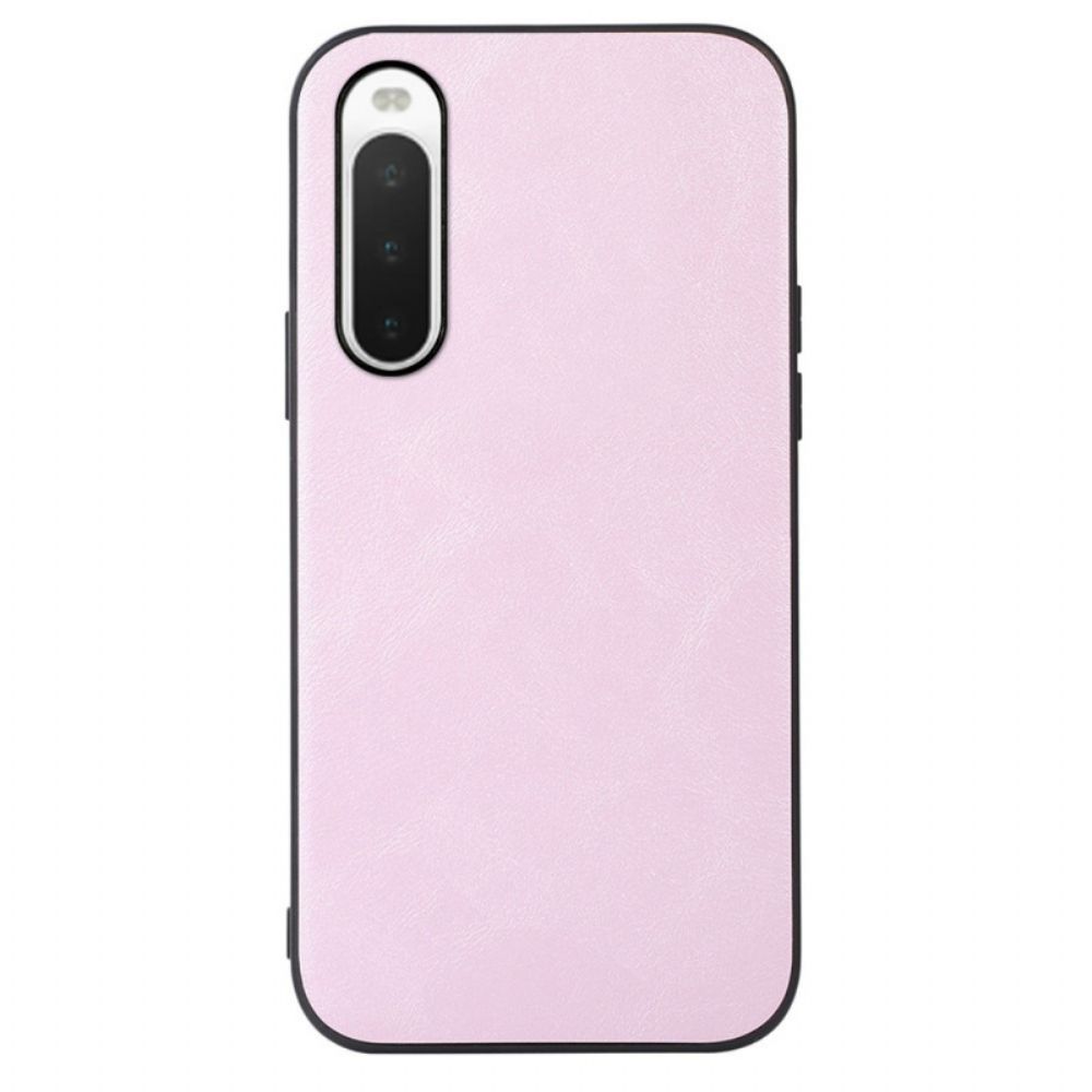 Hoesje voor Sony Xperia 10 IV Stijlvolle Leerstijl