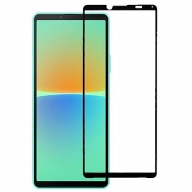 Sony Xperia 10 Iv Black Edge Screenprotector Van Gehard Glas