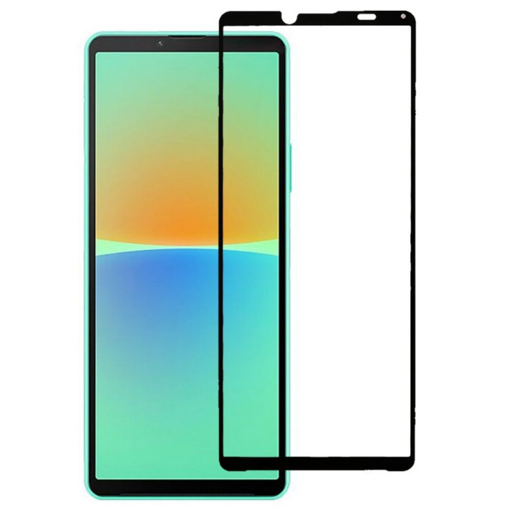 Sony Xperia 10 Iv Black Edge Screenprotector Van Gehard Glas