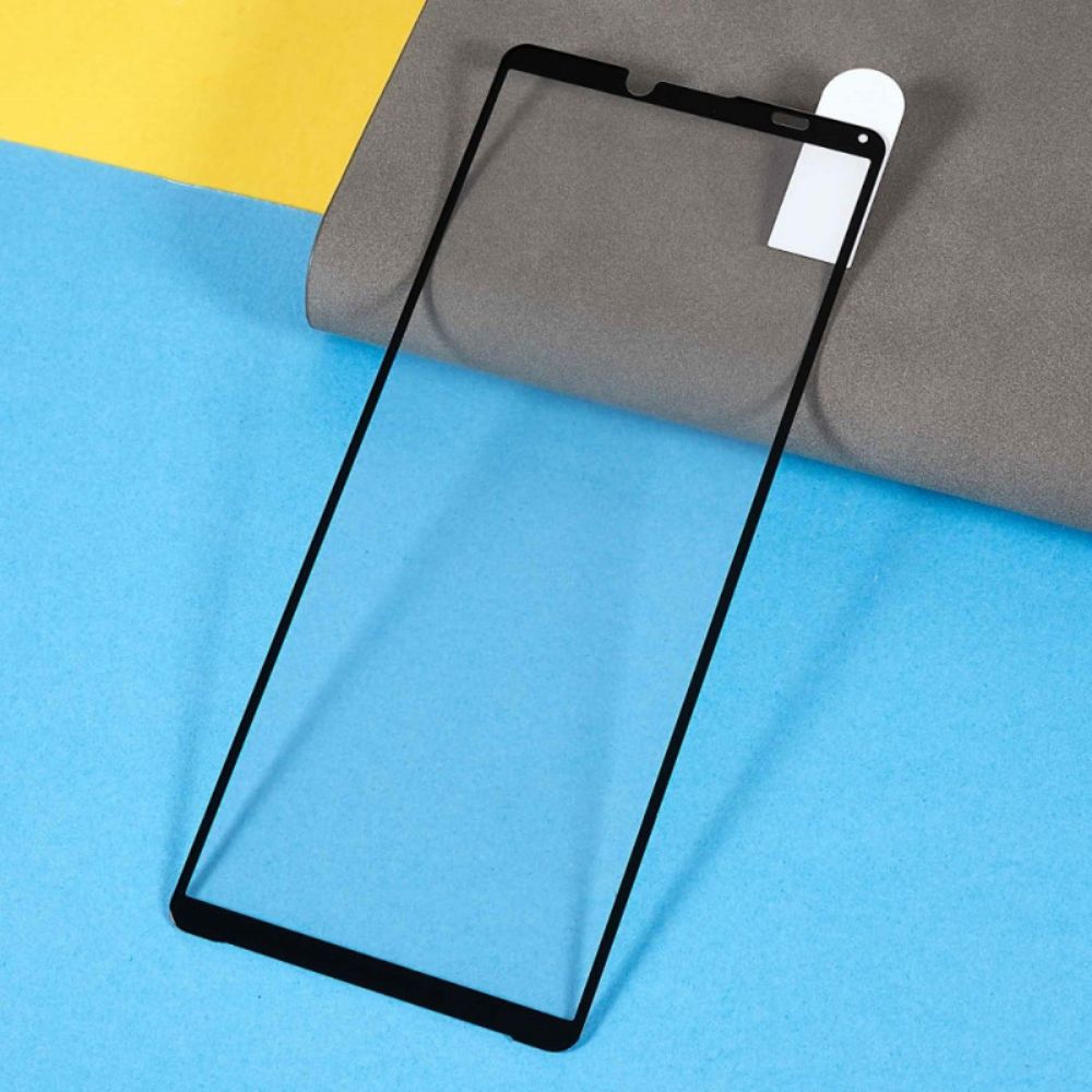 Sony Xperia 10 Iv Black Edge Screenprotector Van Gehard Glas