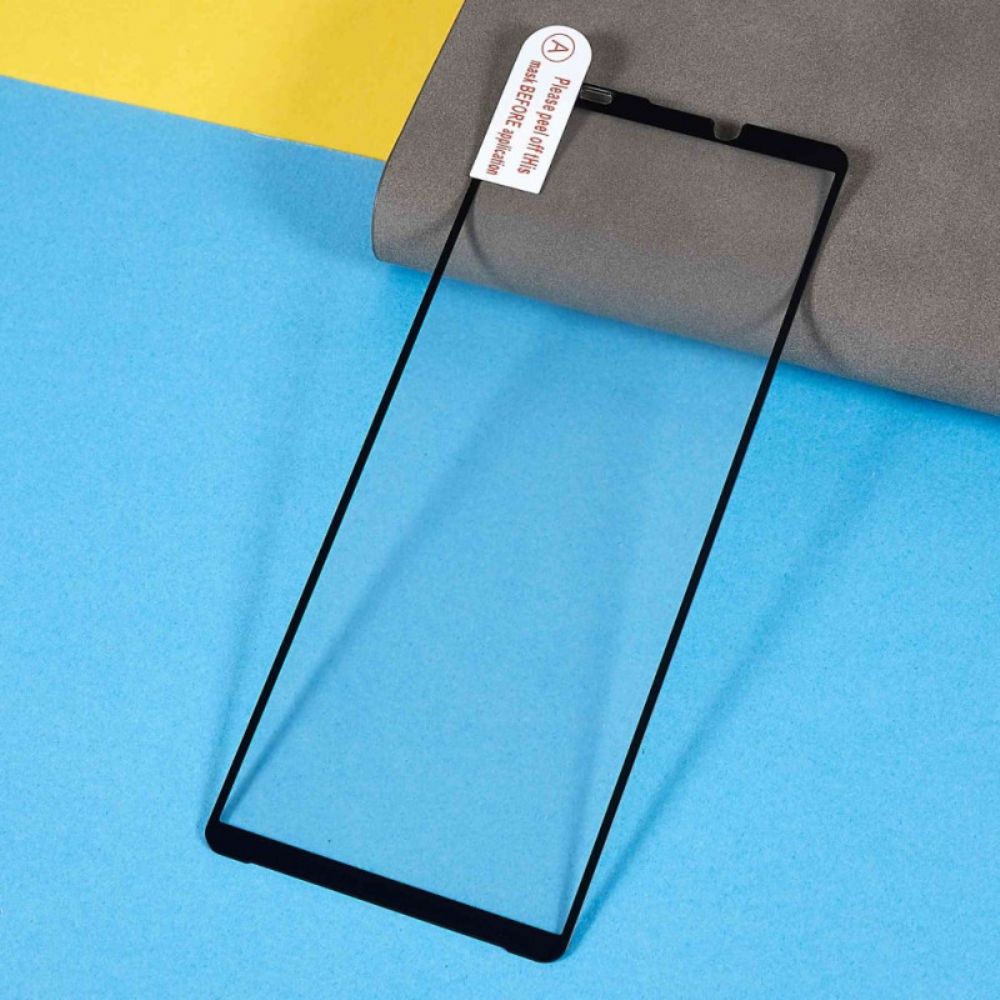 Sony Xperia 10 Iv Black Edge Screenprotector Van Gehard Glas