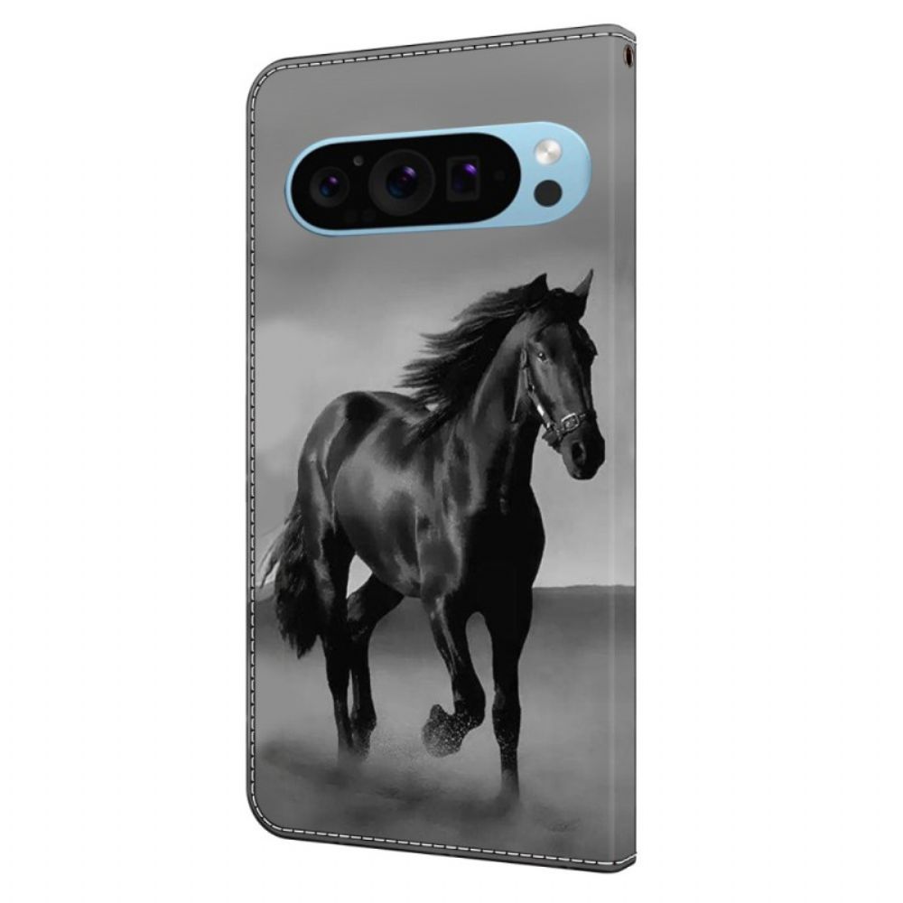 Bescherming Hoesje Google Pixel 9 Pro Zwart Paard