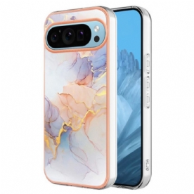 Case Hoesje Google Pixel 9 Pro Telefoonhoesje Gekleurd Marmer