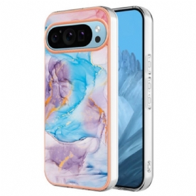 Hoesje Google Pixel 9 Pro Blauw Marmer