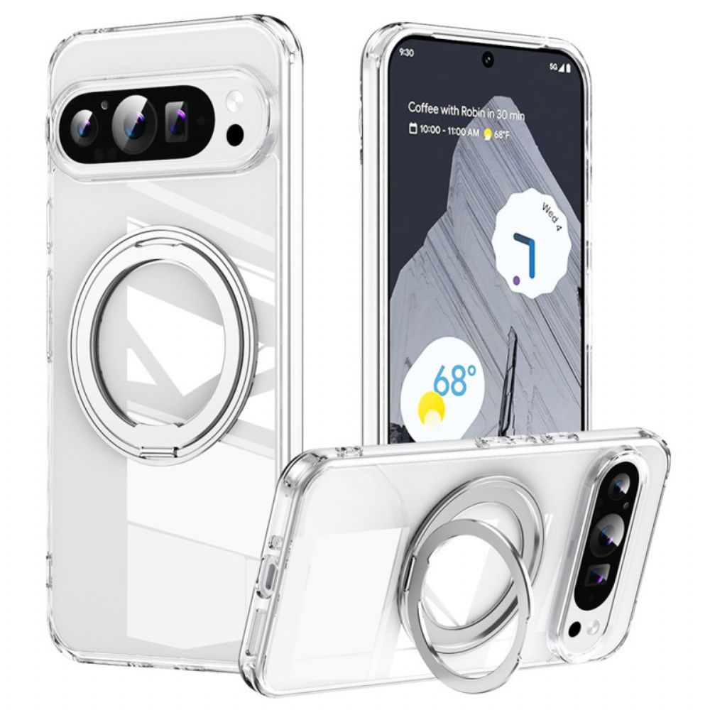 Hoesje Google Pixel 9 Pro Roterende Magnetische Steun