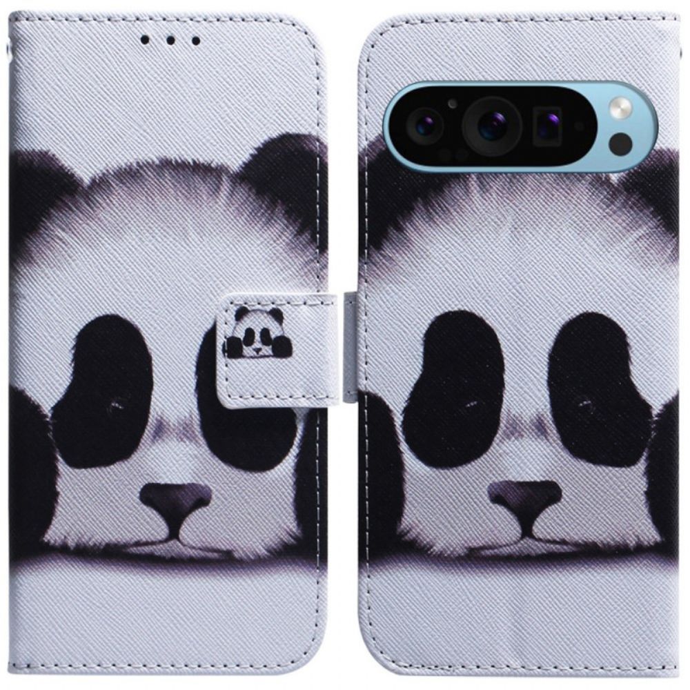 Leren Hoesje Voor Google Pixel 9 Pro Panda