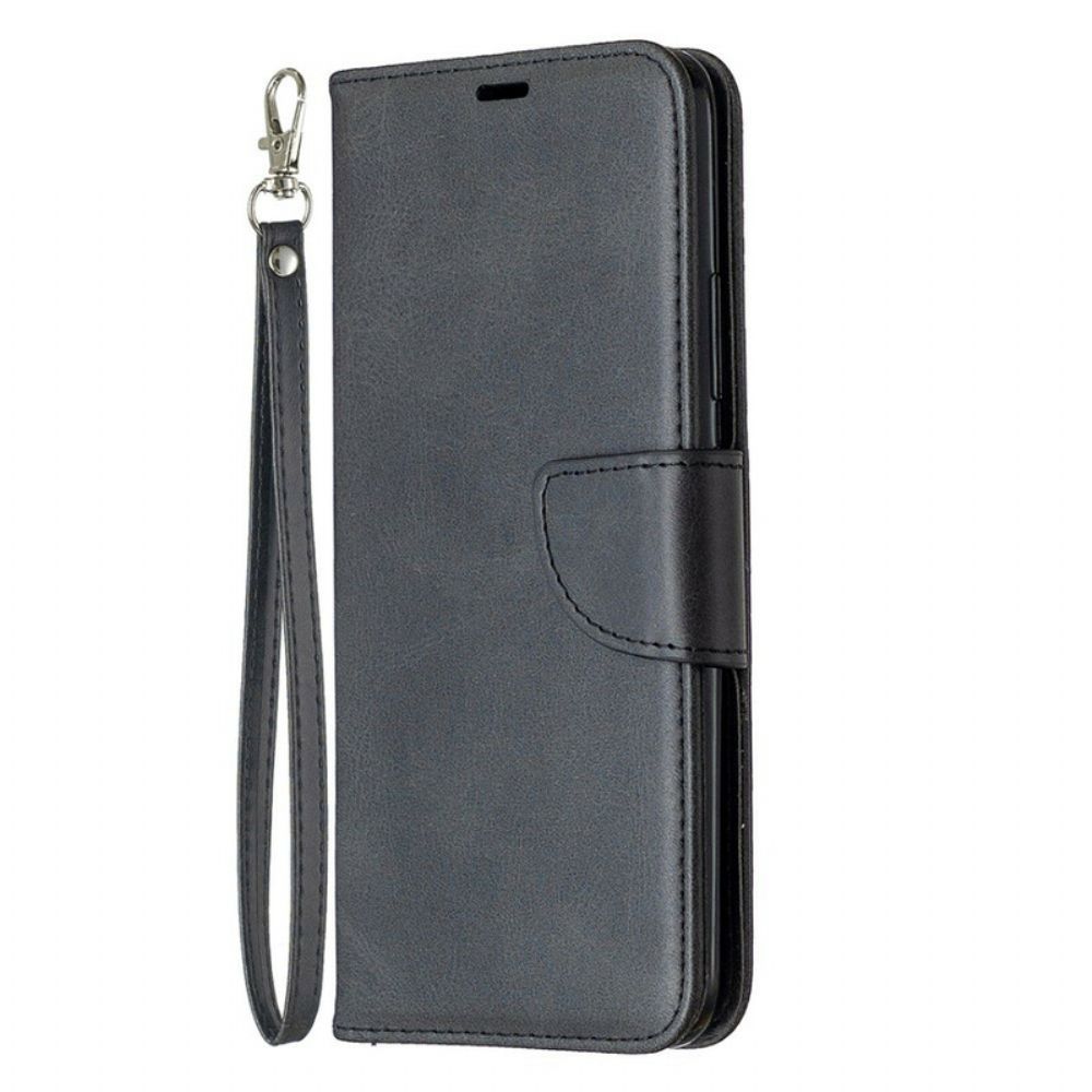 Flip Case voor Realme C11 Folio-hoesje Gladde Schuine Klep