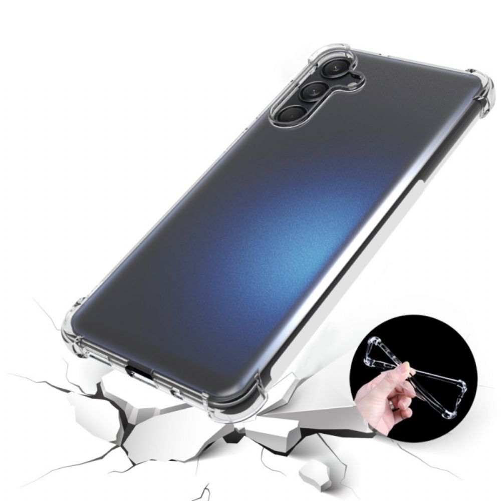 Case Hoesje Samsung Galaxy M55 5g Telefoonhoesje Transparant Met Airbags