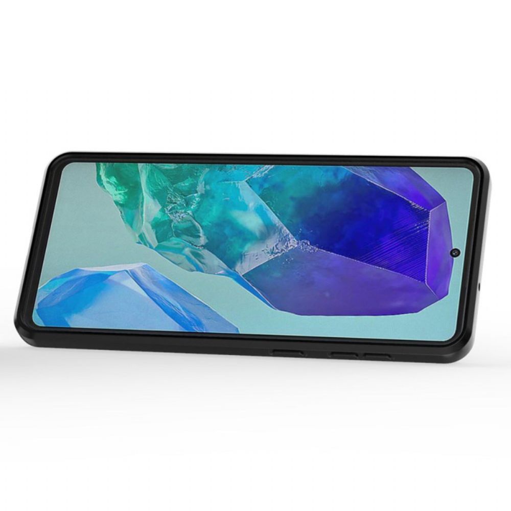 Cover Hoesje Samsung Galaxy M55 5g Telefoonhoesje Verschuifbare Cameraafdekking