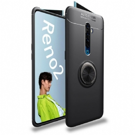 Hoesje voor Oppo Reno 2 Draaiende Ring