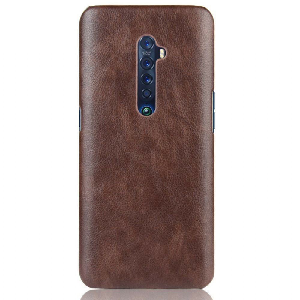 Hoesje voor Oppo Reno 2 Lichi Leereffect