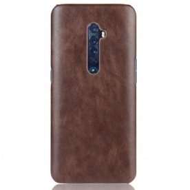 Hoesje voor Oppo Reno 2 Lichi Leereffect