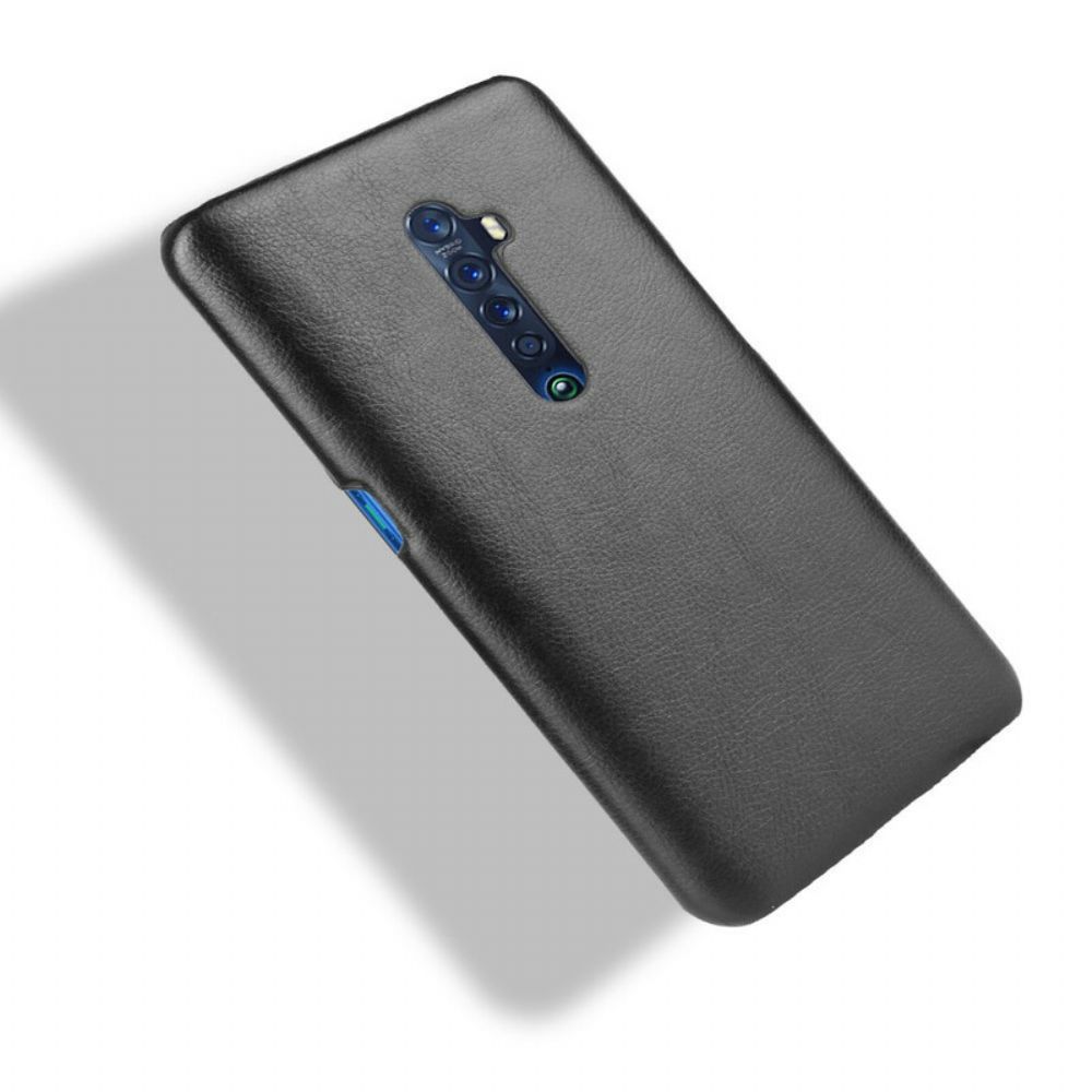 Hoesje voor Oppo Reno 2 Lichi Leereffect