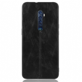 Telefoonhoesje voor Oppo Reno 2 Stijl Lederen Stiksels