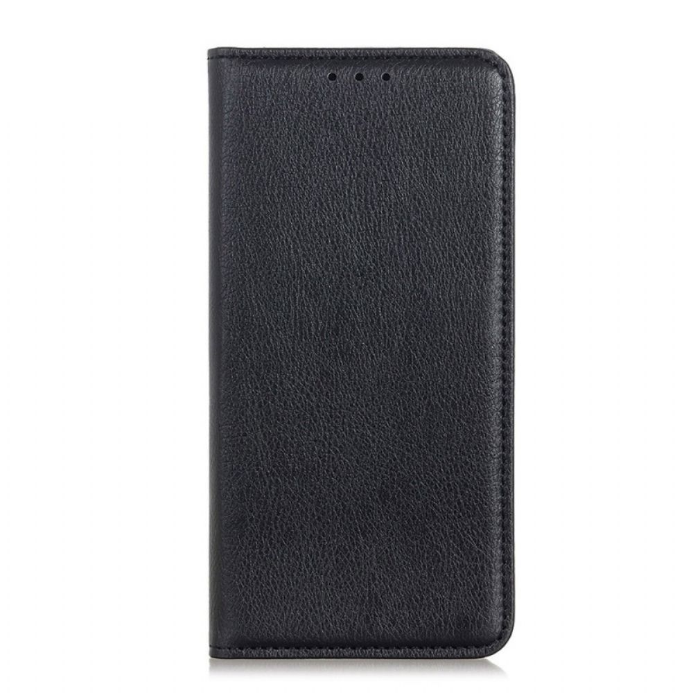 Bescherming Hoesje voor Xiaomi Redmi 10C Folio-hoesje Litchi Split Leder Textuur