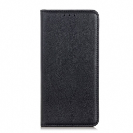 Bescherming Hoesje voor Xiaomi Redmi 10C Folio-hoesje Litchi Split Leder Textuur