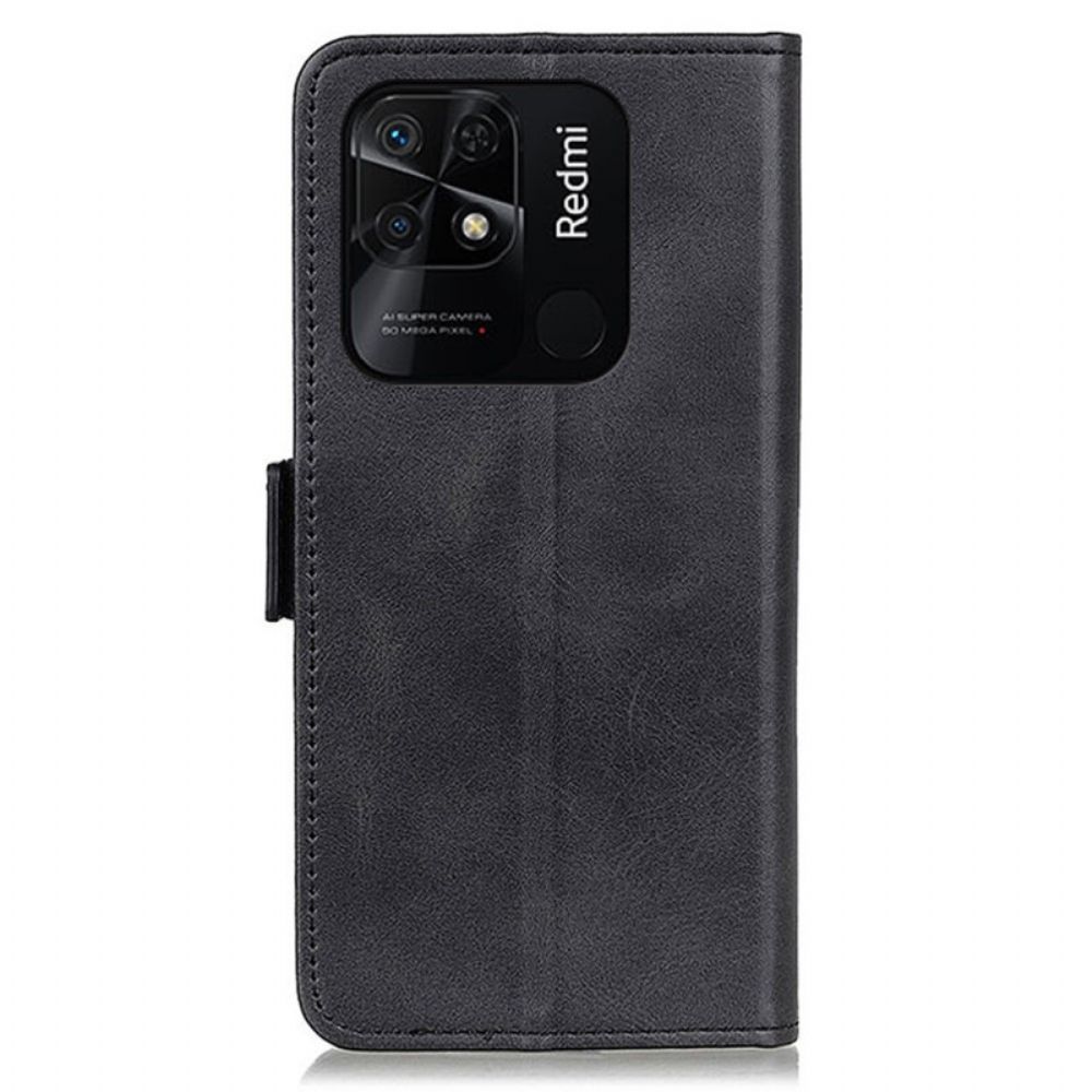 Flip Case voor Xiaomi Redmi 10C Dubbele Sluiting