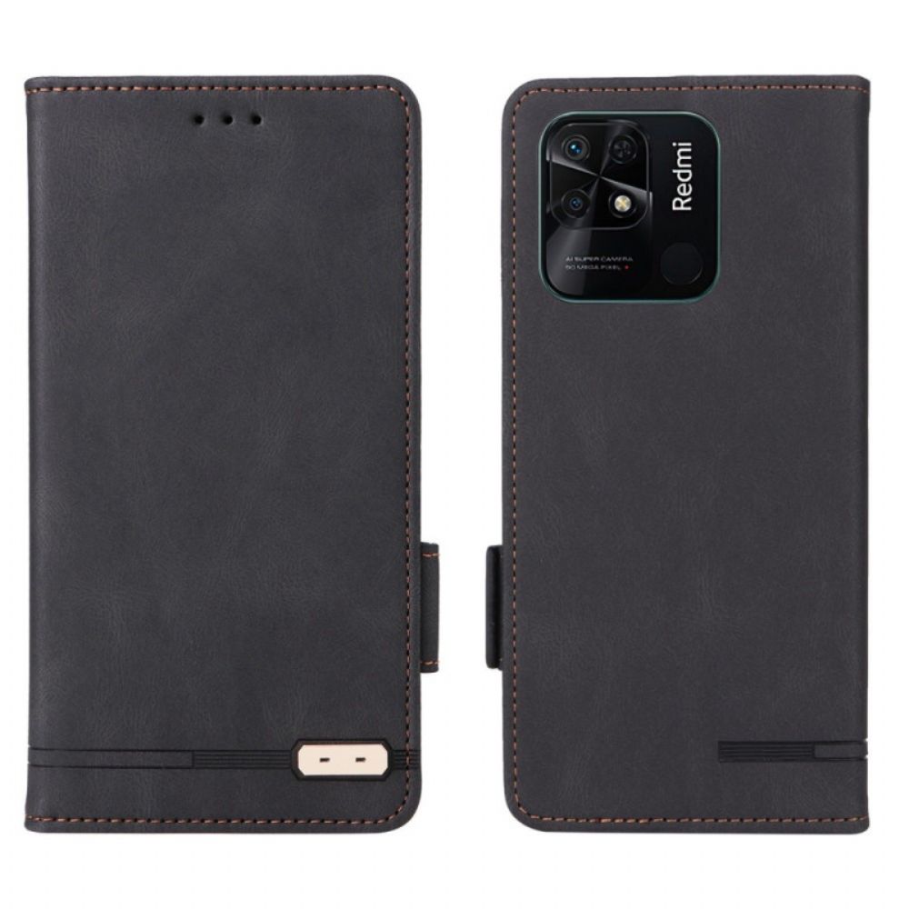 Flip Case voor Xiaomi Redmi 10C Subtiele Elegantie