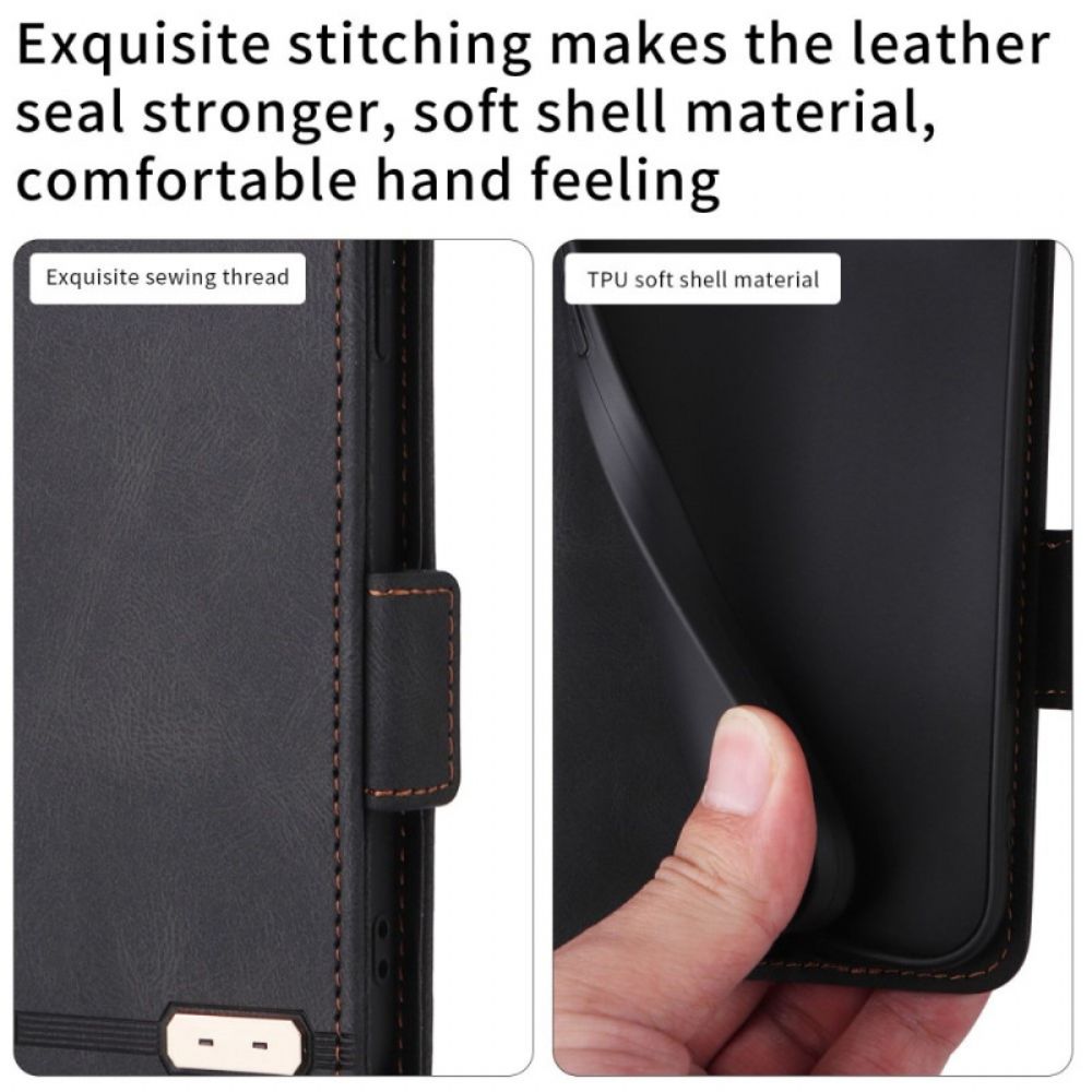 Flip Case voor Xiaomi Redmi 10C Subtiele Elegantie