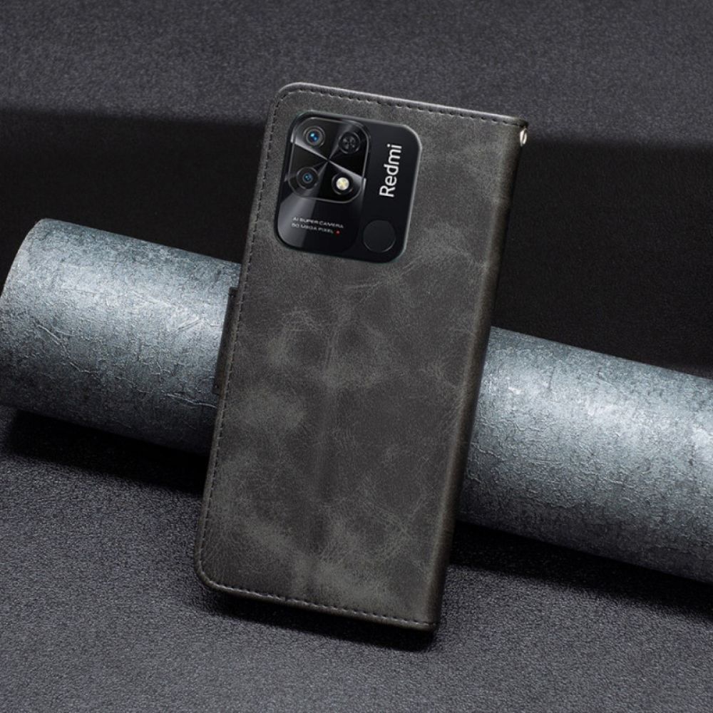 Folio-hoesje voor Xiaomi Redmi 10C Schuine Sluiting