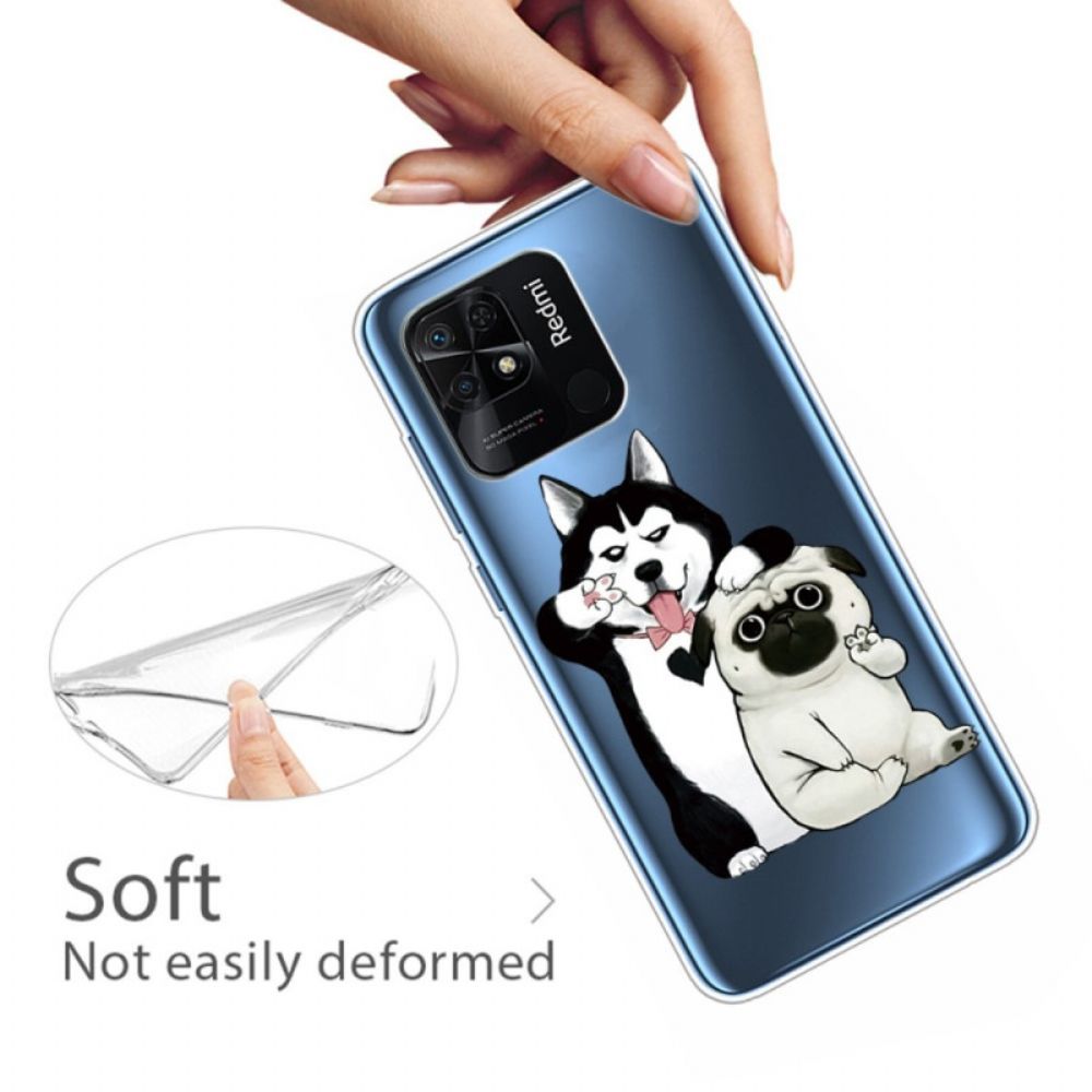 Hoesje voor Xiaomi Redmi 10C Grappige Honden