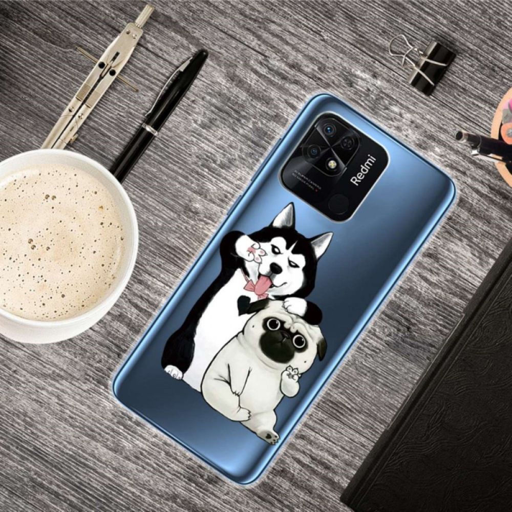 Hoesje voor Xiaomi Redmi 10C Grappige Honden