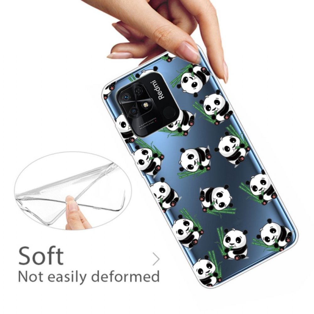 Hoesje voor Xiaomi Redmi 10C Kleine Panda's