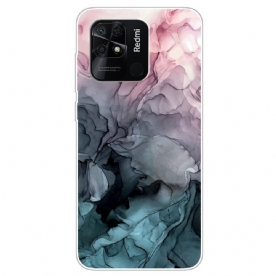 Hoesje voor Xiaomi Redmi 10C Marmeren Aquarel