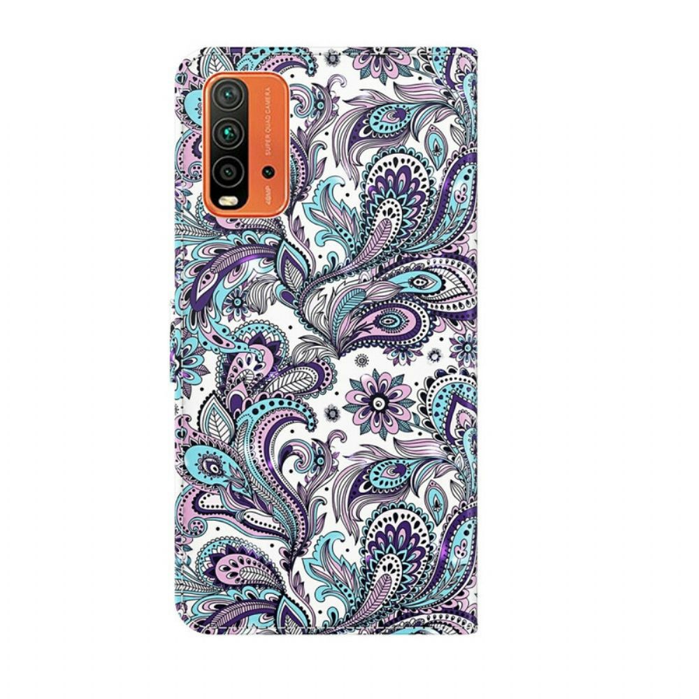 Folio-hoesje voor Xiaomi Redmi 9T Bloemen Patronen