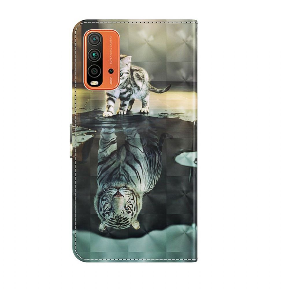 Folio-hoesje voor Xiaomi Redmi 9T Ernest De Tijger