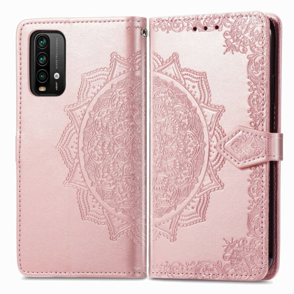 Folio-hoesje voor Xiaomi Redmi 9T Mandala Van Middelbare Leeftijd