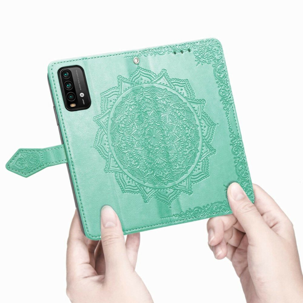 Folio-hoesje voor Xiaomi Redmi 9T Mandala Van Middelbare Leeftijd