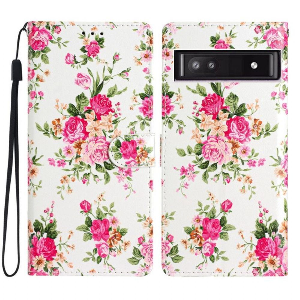 Bescherming Hoesje voor Google Pixel 7A Vrijheid Bloemen