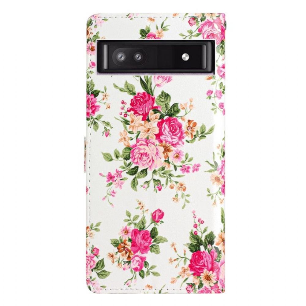 Bescherming Hoesje voor Google Pixel 7A Vrijheid Bloemen