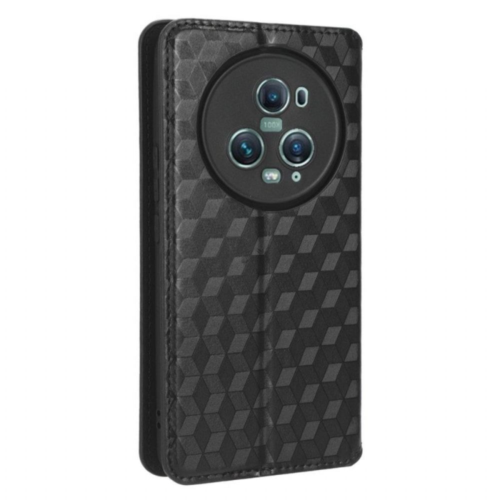 Bescherming Hoesje voor Honor Magic 5 Pro Folio-hoesje 3d Patroon