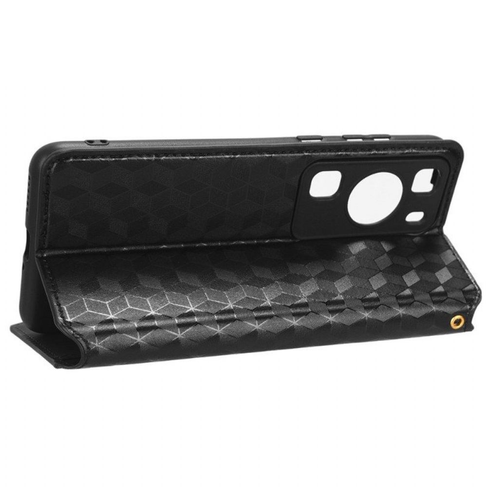 Bescherming Hoesje voor Huawei P60 Pro Folio-hoesje 3d-patroon