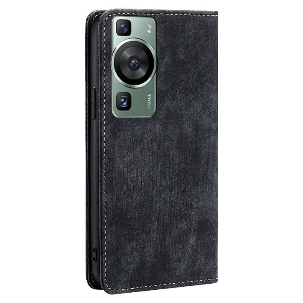 Bescherming Hoesje voor Huawei P60 Pro Folio-hoesje Vintage Serie