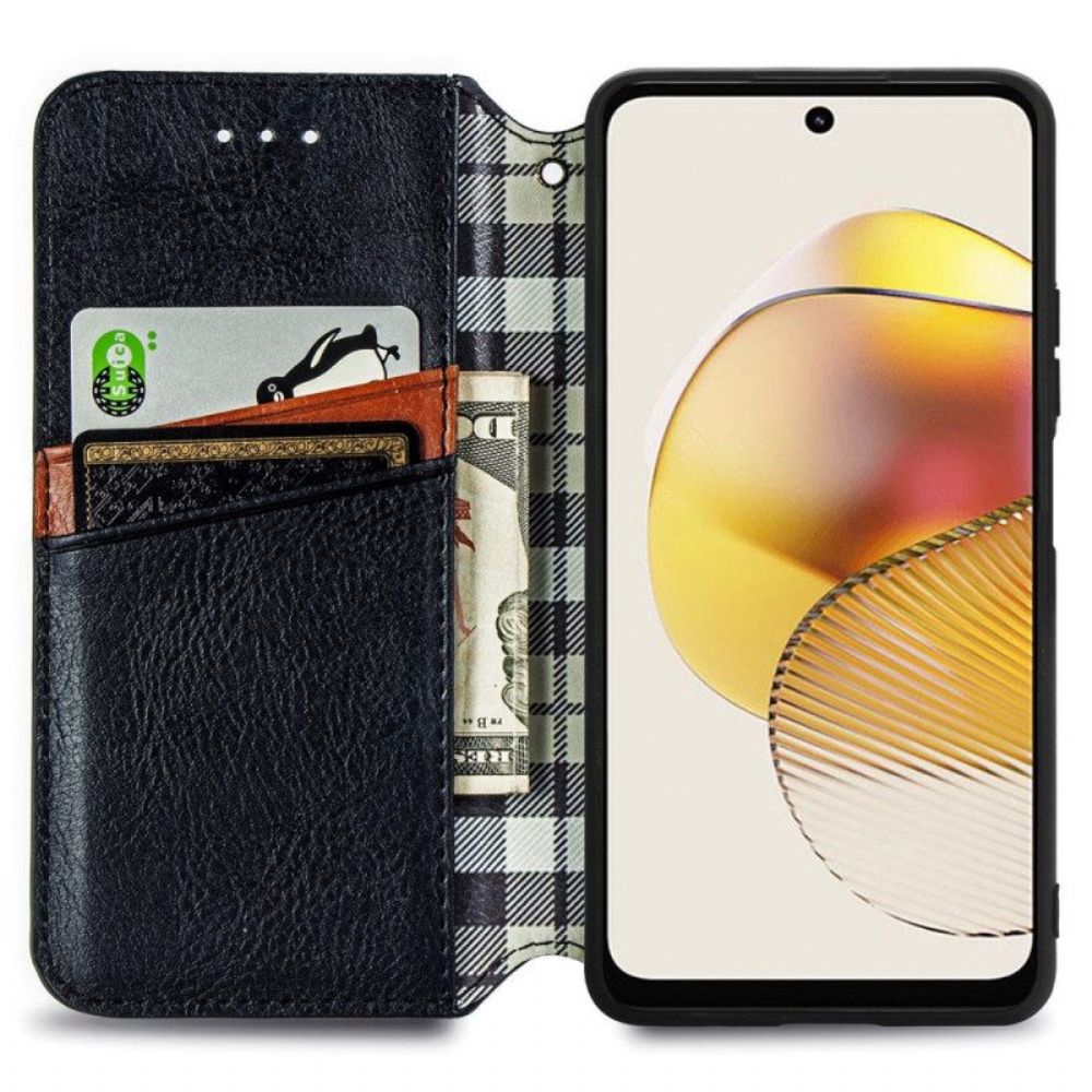 Bescherming Hoesje voor Moto G73 5G Folio-hoesje 3d Patroon